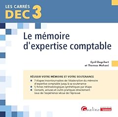 Dec mémoire expertise d'occasion  Livré partout en France