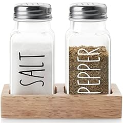 Glass salt pepper for sale  Delivered anywhere in USA 