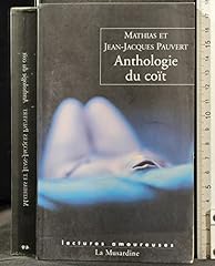Anthologie coït d'occasion  Livré partout en France