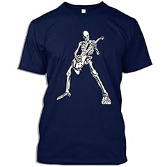 Guitar Tshirt Skeleton Playing Guitar Electric Acoustic Classical T-Shirt for Men Women (Navy - XL) for sale  Delivered anywhere in Canada