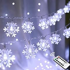 Christmas snowflake string for sale  Delivered anywhere in USA 