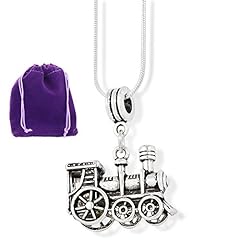 Train charm necklace for sale  Delivered anywhere in USA 