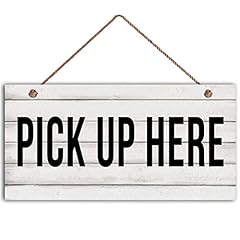 Pick wood sign for sale  Delivered anywhere in USA 