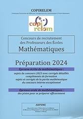 Mathématiques concours recrut d'occasion  Livré partout en France