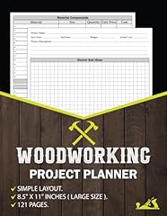 Woodworking project planner for sale  Delivered anywhere in UK