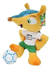 Fuleco Peluche 52 cm in piedi sul pallone - Mascotte Ufficiale - FIFA Mondiali di Calcio Brasile 2014 usato  Spedito ovunque in Italia 