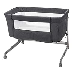 Used, Babyway Co Sleeper Adjustable Bedside Baby Crib (Charcoal for sale  Delivered anywhere in UK