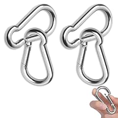 Pcs silver carabiner for sale  Delivered anywhere in UK