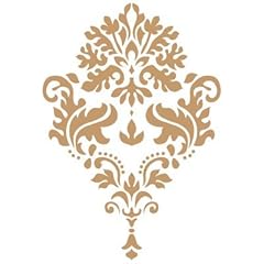 Stencil deco damasco usato  Spedito ovunque in Italia 