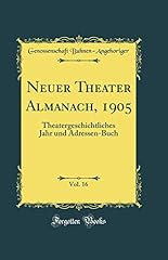 Neuer theater almanach d'occasion  Livré partout en France