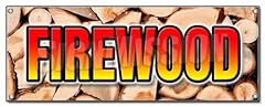 Firewood banner sign for sale  Delivered anywhere in USA 