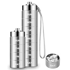 Metal pill organiser for sale  Delivered anywhere in UK