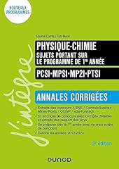 Physique chimie sujets d'occasion  Livré partout en France