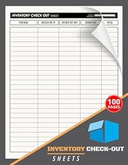 Inventory check sheets for sale  Delivered anywhere in USA 