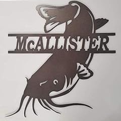 Metal catfish monogram for sale  Delivered anywhere in USA 