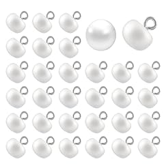 50pcs pearl buttons for sale  Delivered anywhere in UK