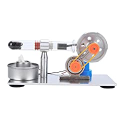 Single Cylinder Sterling Engine, Motor Steam Heat Education Physics Science Experiment Model Toy Kit Model Steam Power Lab Teaching Model for sale  Delivered anywhere in Canada