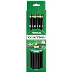 Ticonderoga wood cased for sale  Delivered anywhere in USA 