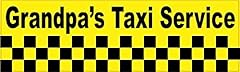 Stickertalk grandpas taxi for sale  Delivered anywhere in USA 