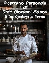 Ricettario personale chef usato  Spedito ovunque in Italia 
