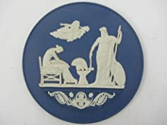 Used, Wedgwood 2009 Navy Blue Jasperware Plaque for sale  Delivered anywhere in UK