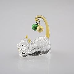 ZYEER Cute Bell Tiger Art Glass Blown Wild Crystal for sale  Delivered anywhere in USA 