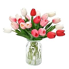 Multicolor tulips artificial for sale  Delivered anywhere in USA 