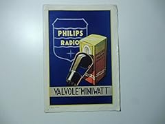 Philips radio valvole usato  Spedito ovunque in Italia 