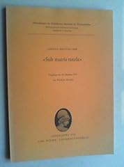 Sub matris tutela gebraucht kaufen  Wird an jeden Ort in Deutschland