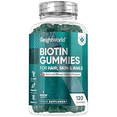 Biotin gummies 5000mcg for sale  Delivered anywhere in UK