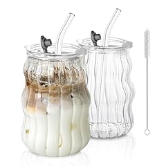 Ribbed glass cups for sale  Delivered anywhere in USA 