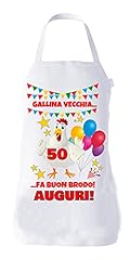 Grembiule compleanno anni usato  Spedito ovunque in Italia 