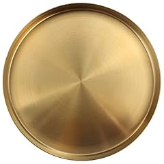 Gold round tray for sale  Delivered anywhere in UK