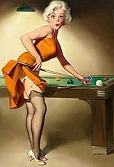 Billiards pinup girl for sale  Delivered anywhere in USA 