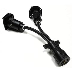 RV Pigtails 20055 7-Way Y Adapter , black for sale  Delivered anywhere in USA 
