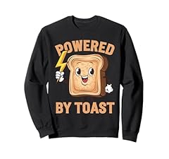 Powered toast sweatshirt for sale  Delivered anywhere in UK
