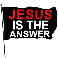 Jesus answer flag for sale  Delivered anywhere in USA 