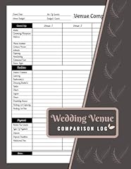 Wedding venue comparison for sale  Delivered anywhere in UK