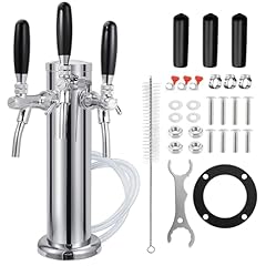 Triple tap kegerator for sale  Delivered anywhere in USA 