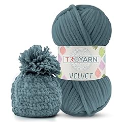 Velvet yarn crocheting for sale  Delivered anywhere in USA 