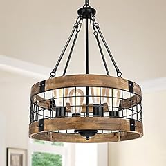 Light rustic chandelier for sale  Delivered anywhere in USA 