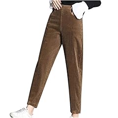 Corduroy trousers women for sale  Delivered anywhere in UK
