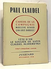 Paul claudel. tete d'occasion  Livré partout en France
