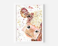 Adorable cow original for sale  Delivered anywhere in USA 