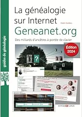 Généalogie internet geneanet d'occasion  Livré partout en France