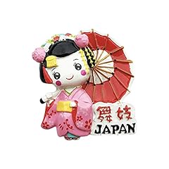 Giappone geisha magnete usato  Spedito ovunque in Italia 