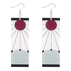 Tanjiro earrings hanafuda for sale  Delivered anywhere in UK