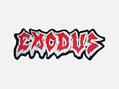 Exodus logo aufgestickter gebraucht kaufen  Wird an jeden Ort in Deutschland