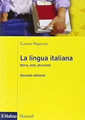 La lingua italiana. Storia, testi, strumenti usato  Spedito ovunque in Italia 