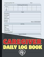 Caregiver daily log d'occasion  Livré partout en France